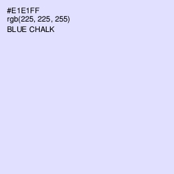 #E1E1FF - Blue Chalk Color Image